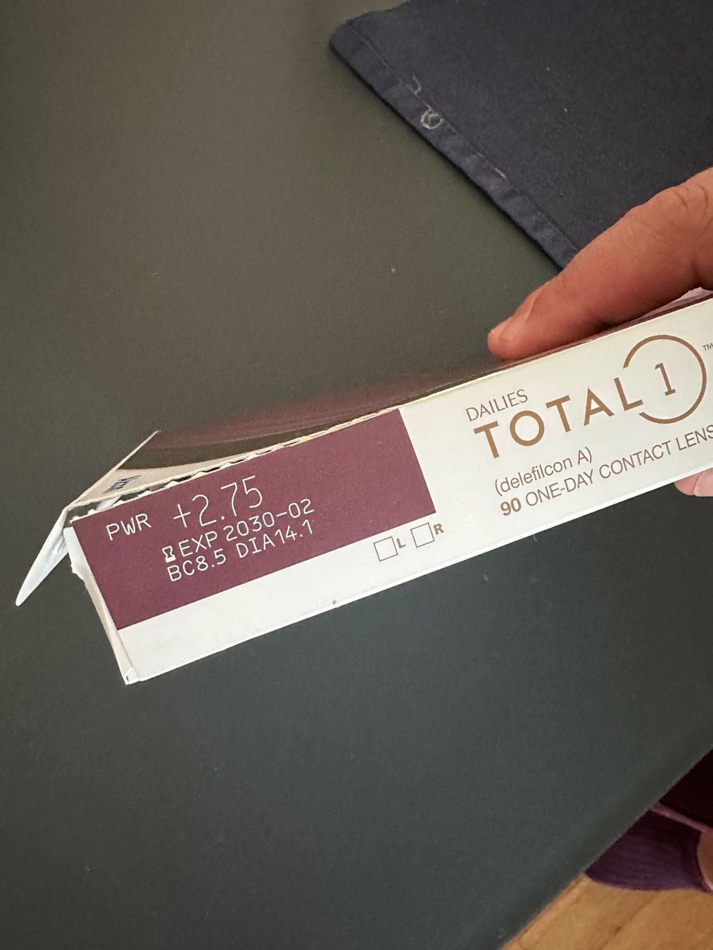 Lenti a contatto: Dailies Total 1 Linsen +2.75 – Usato da Fislisbach venduto da David1 1