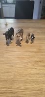 Lot de 4 figurines animaux de ferme, vaches et veaux Schleic