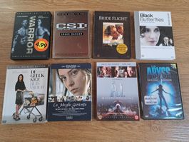 DVD-Sammlung mit 8 verschiedenen (Niederländischen) Filmen