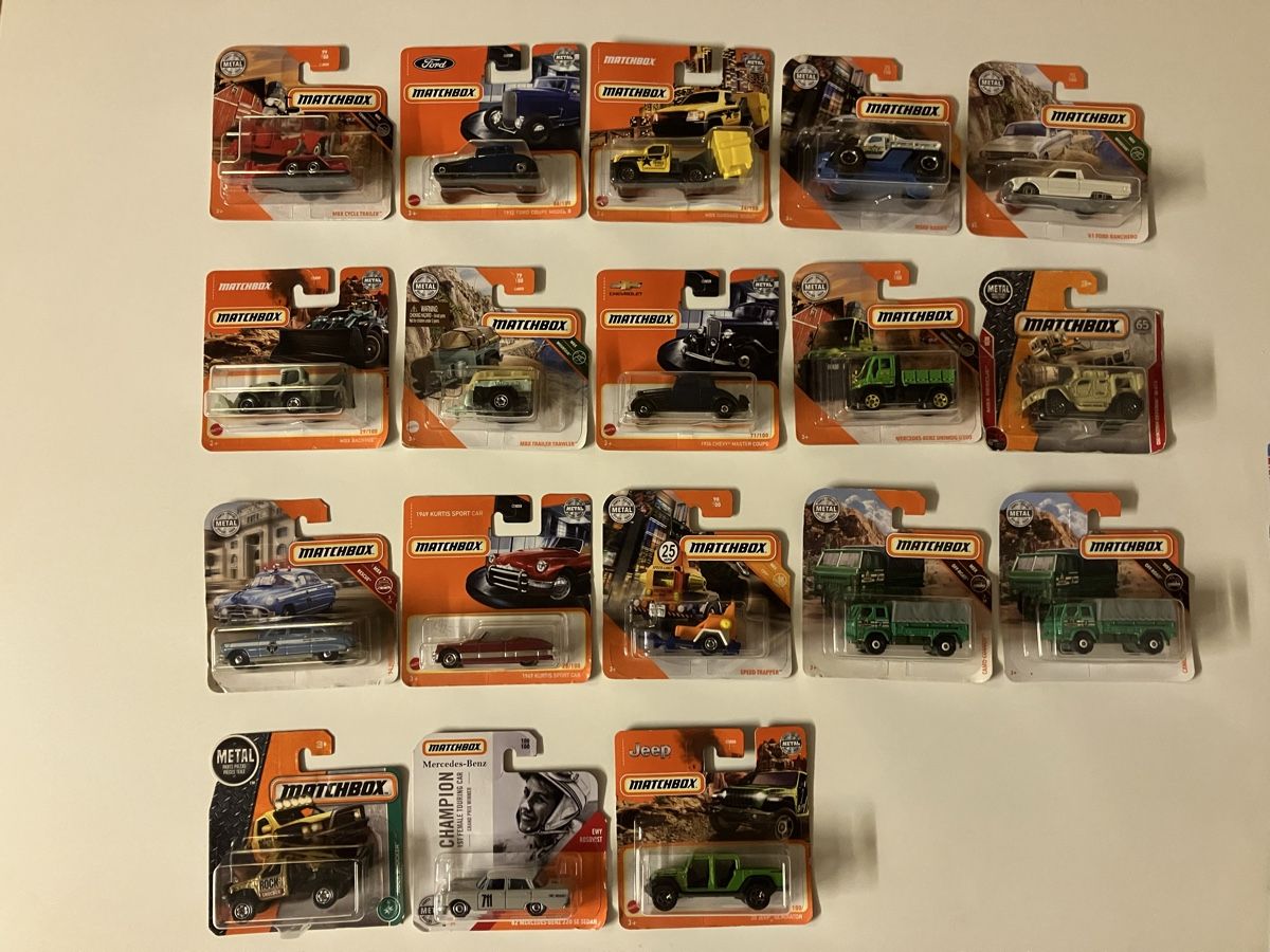 Matchbox Modellini d'auto: 18x Diverse Matchbox Modellautos ca. 2017-2021 – Nuovo (secondo la descrizione) da Zürich venduto da tiisen07