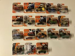 18x Diverse Matchbox Modellautos ca. 2017-2021