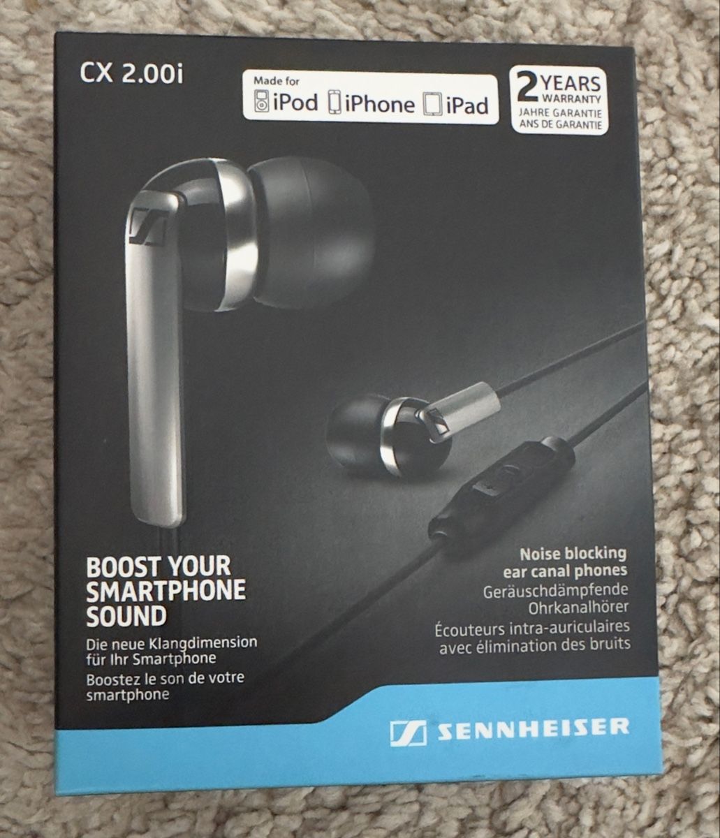 Sennheiser Cuffie: Sennheiser CX 2.00i neu & originalverpackt – Nuovo e nell'imballaggio originale da Zufikon venduto da Mela_85