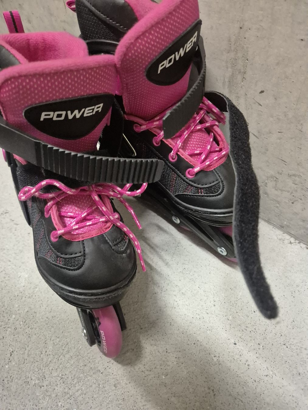 Pattini in linea & Pattini a rotelle: Girls' inline skates, Power, adjustable, size 30-33, pink – Usato da Basel venduto da and_zvv7 2