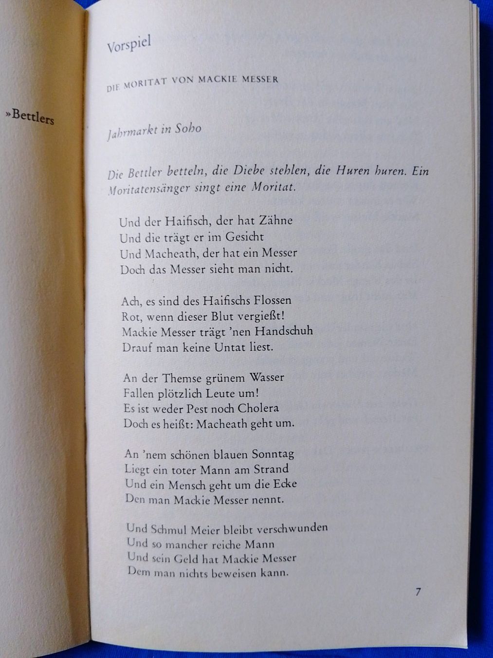 Libri: Bertold BRECHT: Die Dreigroschenoper. Suhrkamp – Usato da Zürich venduto da Flitzi2005 4
