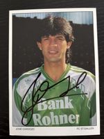 Originalfoto mit Unterschrift von José Cardozo FC St. Gallen