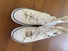Converse All Star Gr. 40 Creme Leo Print Frühling Sommer ...