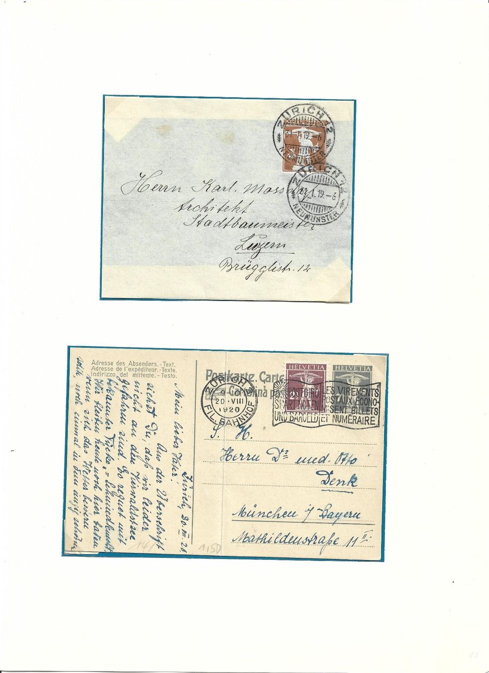 Tous les timbres: divers lettres – D'occasion à Delemont par toutdubon11