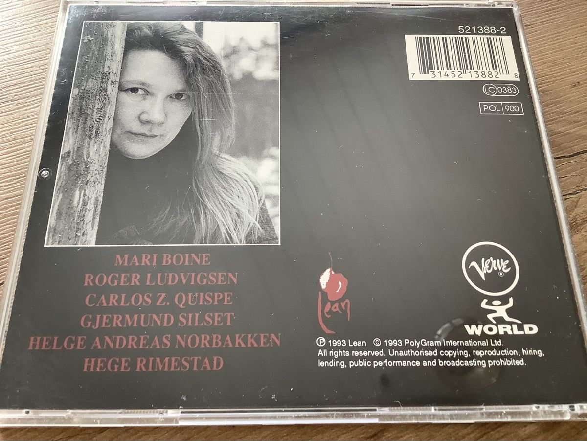 CD: Mari Boine - Goaskinviellja (CD) – Usato da herzogenbuchsee venduto da HIFIANER 1