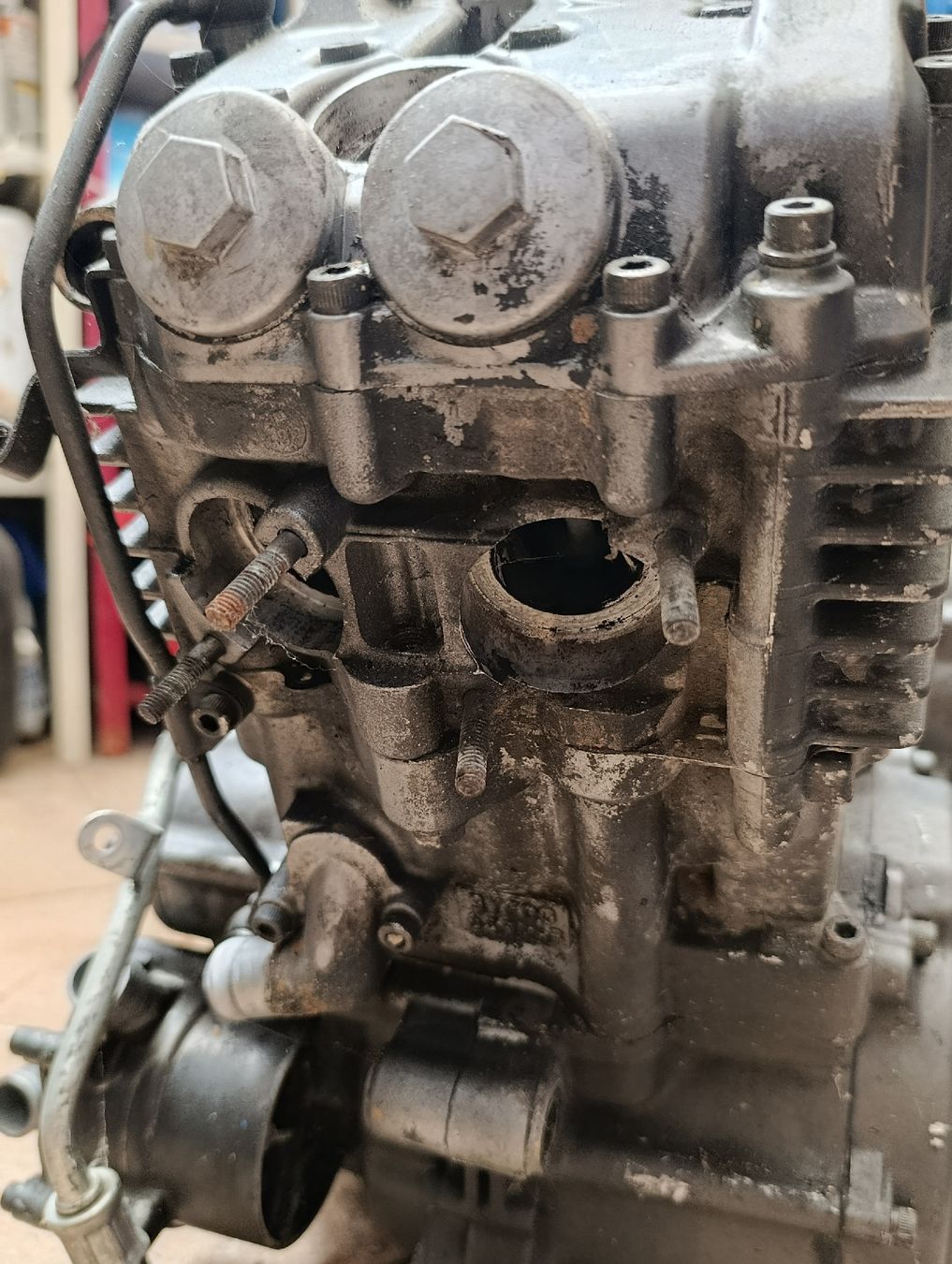 Yamaha Tutti i ricambio per moto: Yamaha XTZ 660 Tenere Motor – Usato da Thun venduto da FJ1200 3