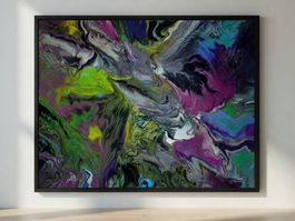 Quadro astratto moderno - Energico e vibrante 