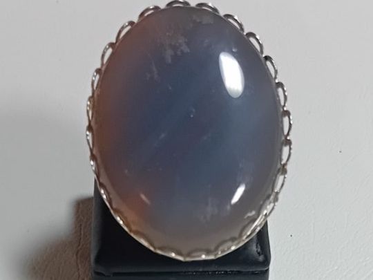 Anelli: ring antiksilber mit echt achat,,,glanzig – Nuovo (secondo la descrizione) da Basel venduto da bij_5hqd
