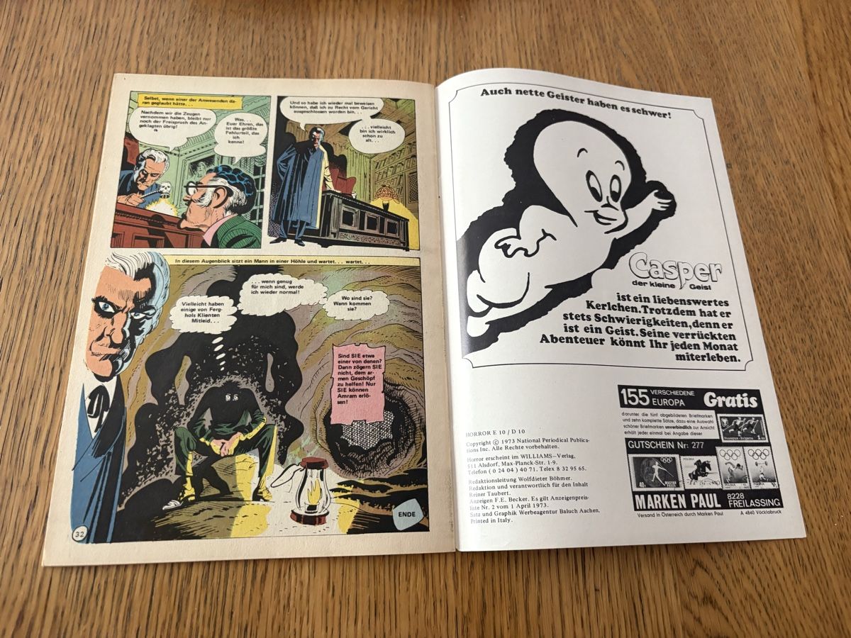 Fumetti: Horror BSV nummer 10 !!!!! – Usato da Wangen b. Dübendorf venduto da Antiz1210 5
