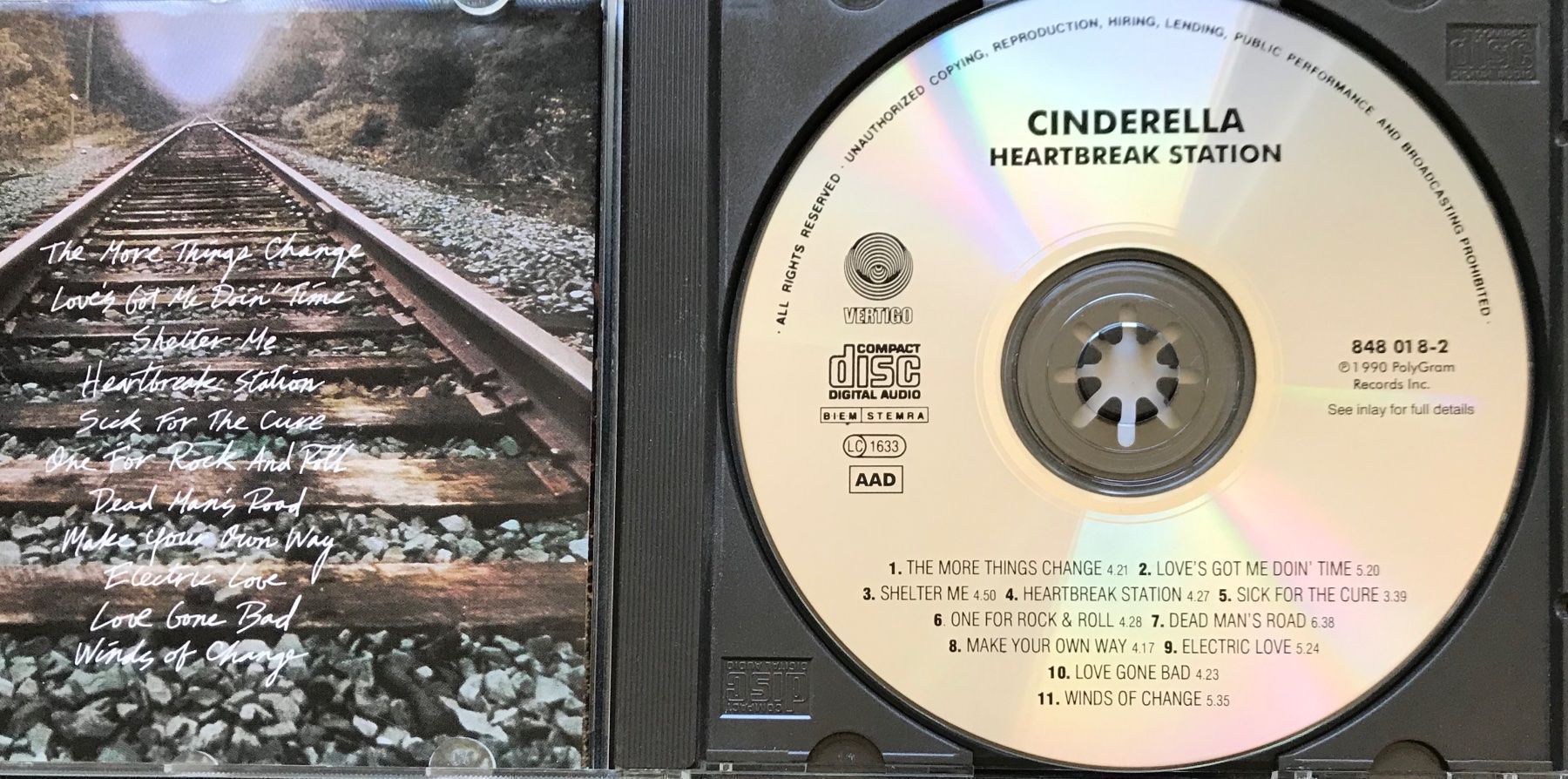 CD: CD Cinderella - Heartbreak Station – Usato da Zürich venduto da tomakomai 2