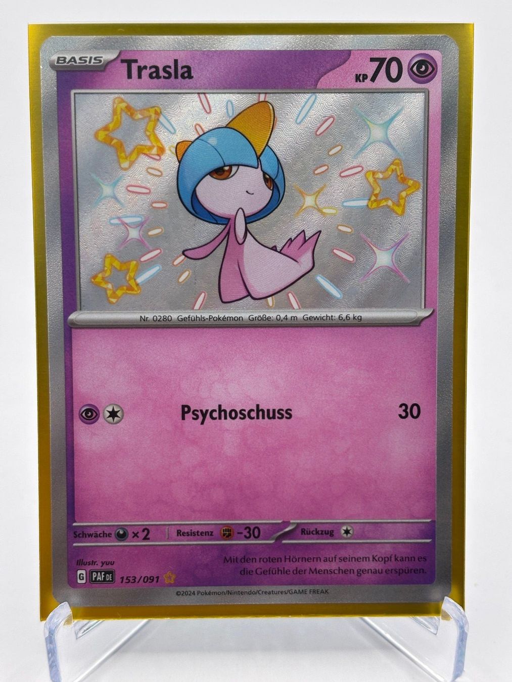 Pokémon Carte collezionabili: Paldeas Schicksale - Trasla  (PAF 153) - DE – Nuovo (secondo la descrizione) da Allschwil venduto da Bullach