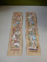 Mexikanische Rindenbilder,Handbemalt,Set,Selten,Top!