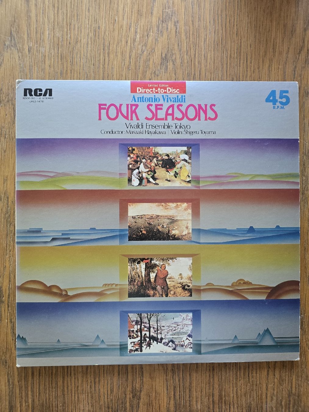 Dischi in vinile: Vivaldi Four Seasons Vivaldi Ensemble Tokyo RCA – Usato da Hedingen venduto da mickway