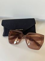 Dolce & Gabbana Sonnenbrille in Rosé mit Etui ORIGINAL
