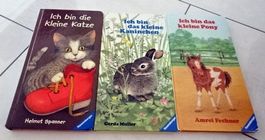 Bilderbuchset Ich bin die Kleine Katze, Kaninchen, Pony