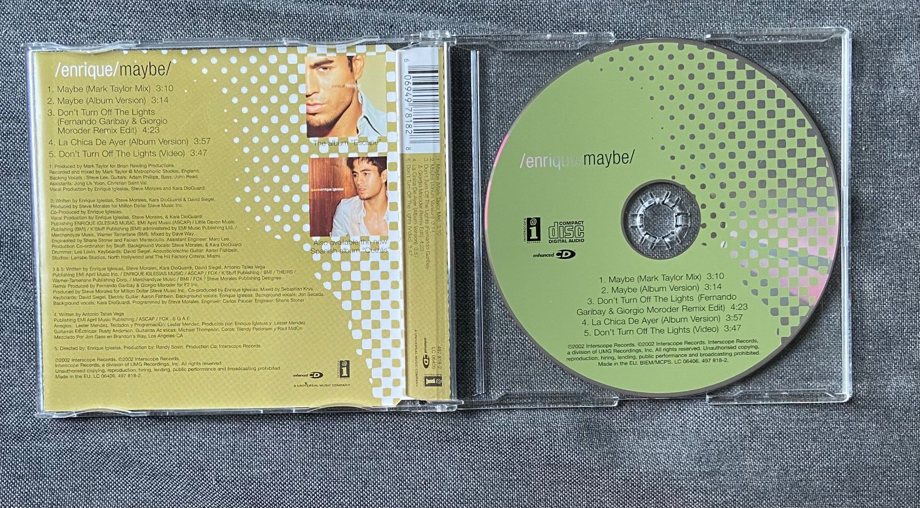 CDs: Enrique Iglesias CD Maybe • Maxi/Single – Gebraucht aus Luzern von Lycka 1