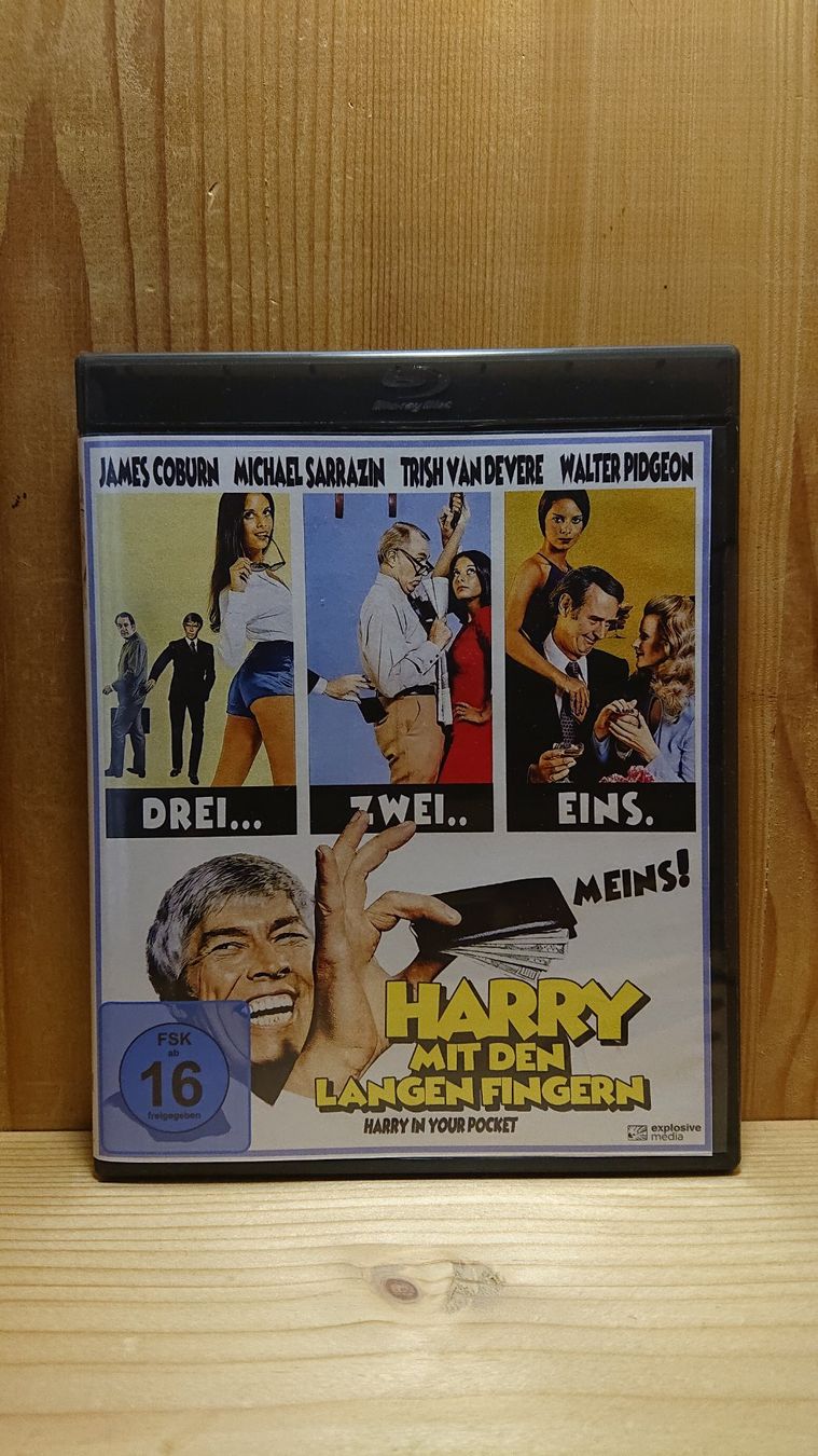 Tutti i DVDs: HARRY MIT DEN LANGEN FINGER Blu-Ray mit James Coburn – Usato da Wilderswil venduto da Exebub