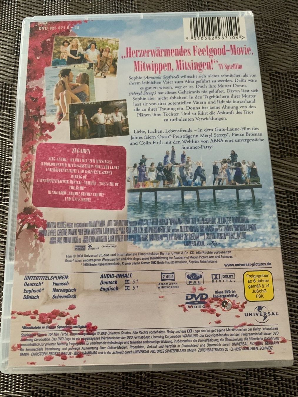 Tutti i DVDs: mamma mia – Usato da Härkingen venduto da hamschter73 1