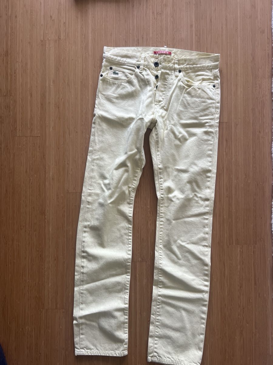 Lacoste Jeans: LACOSTE LIVE Jean taille 30 jaune  – Nuovo (secondo la descrizione) da Nyon venduto da ikel78 1