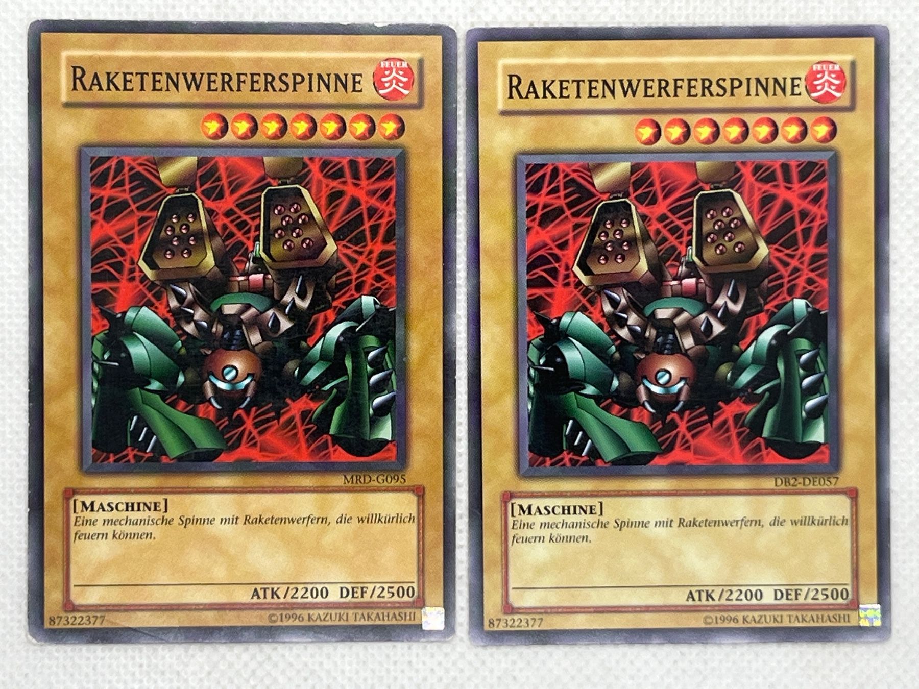 Yugioh Carte collezionabili: 2x Raketenwerferspinne – Usato da Hinterkappelen venduto da Kim1992
