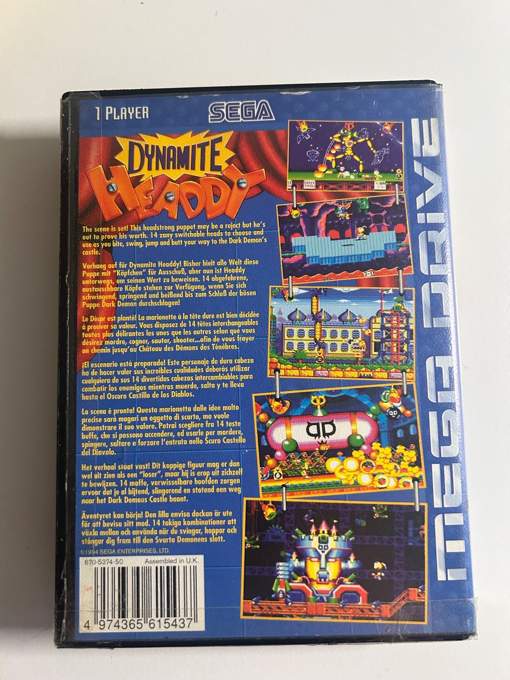 Jeux: Dynamite Headdy – Sega Mega Drive – D'occasion à Leuzigen par Retrobase.ch 1