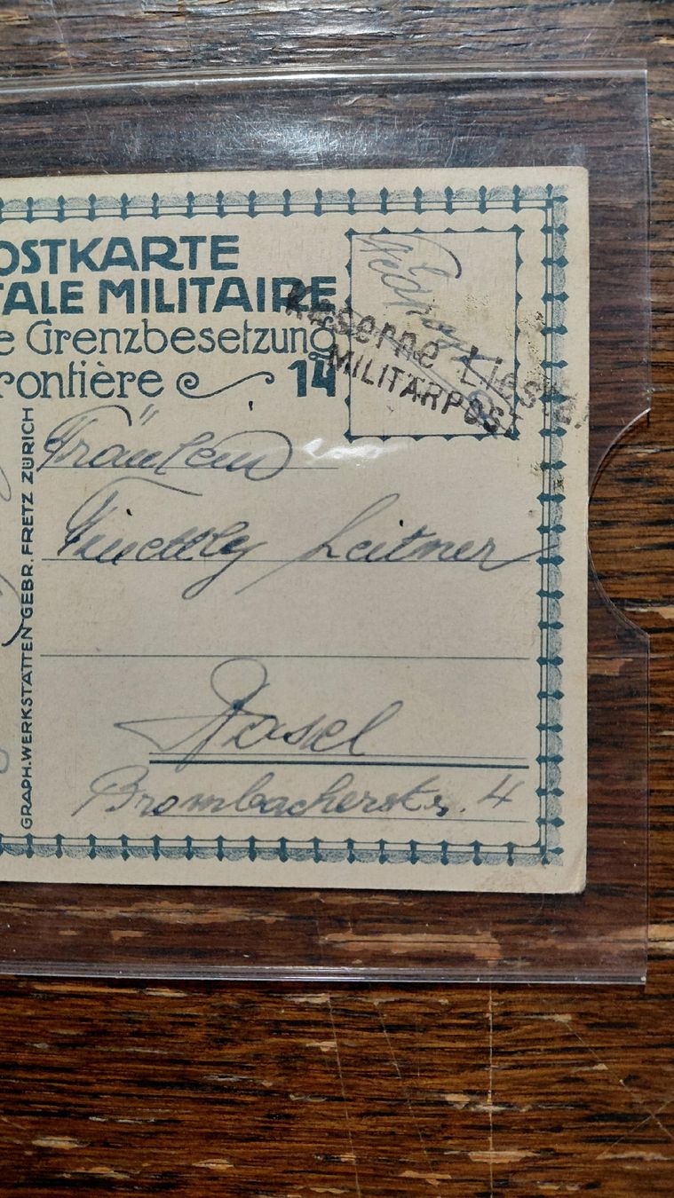 Cartoline postali: Militär Postkarte – Usato da Riniken venduto da ChriguG75 2