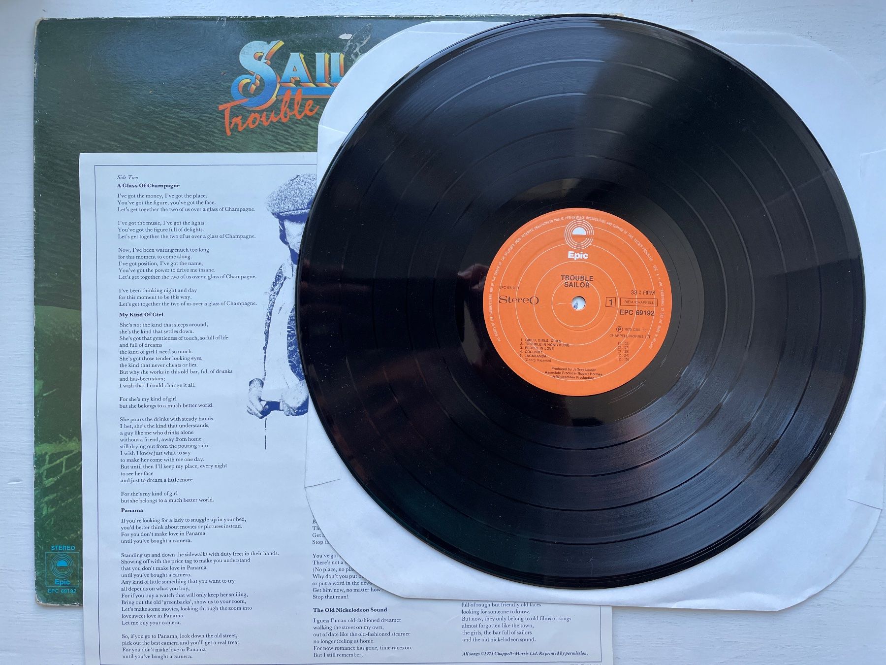 Dischi in vinile: Sailor - Trouble - LP, 1975 – Usato da Zürich venduto da Andy_t71 2