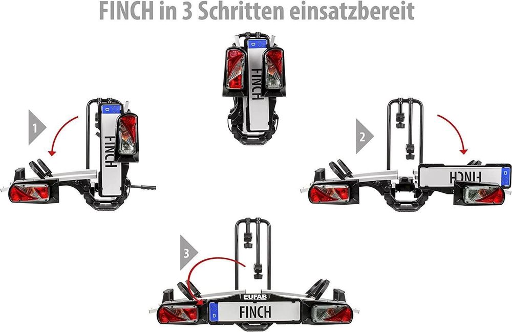 Portapacchi: EUFAB Finch Fahrradträger 11584 – Nuovo e nell'imballaggio originale da Bottighofen venduto da zaap 1