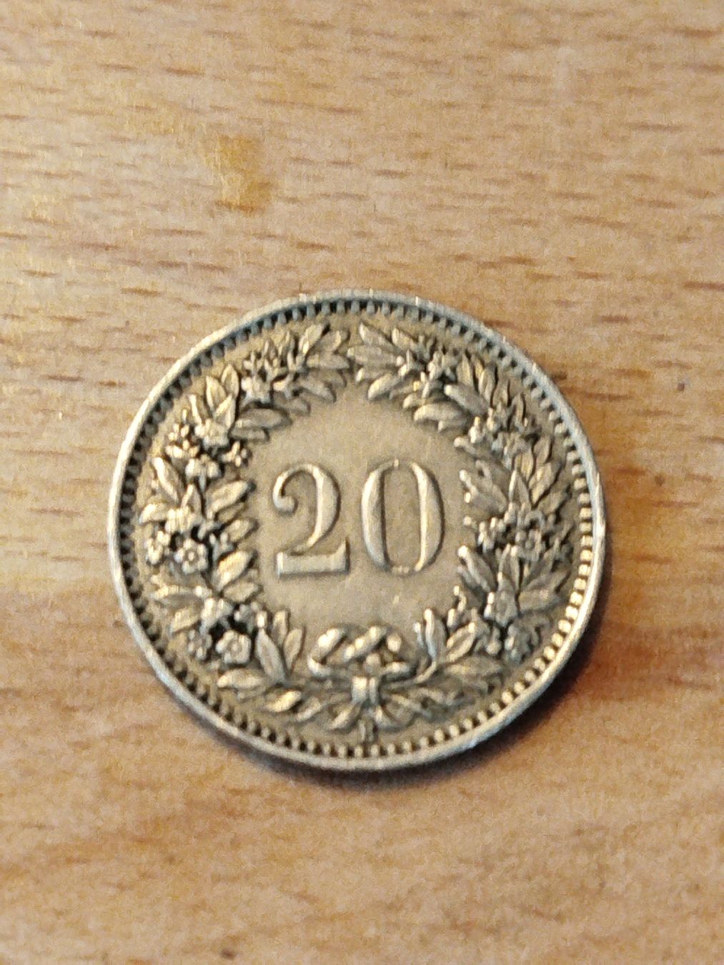 Tutti le monete: pièce de 20 centimes suisses 1943 – Usato da Châtel St Denis venduto da Magil71 1