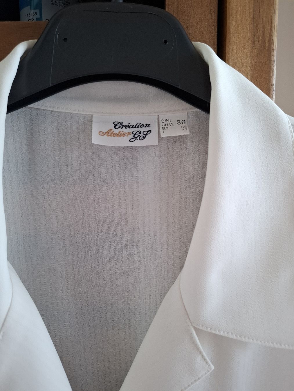 Blusen: Chemisier blanc Vintage – Neu (gemäss Beschreibung) aus La Tour-de-Peilz von Marin_nette 4