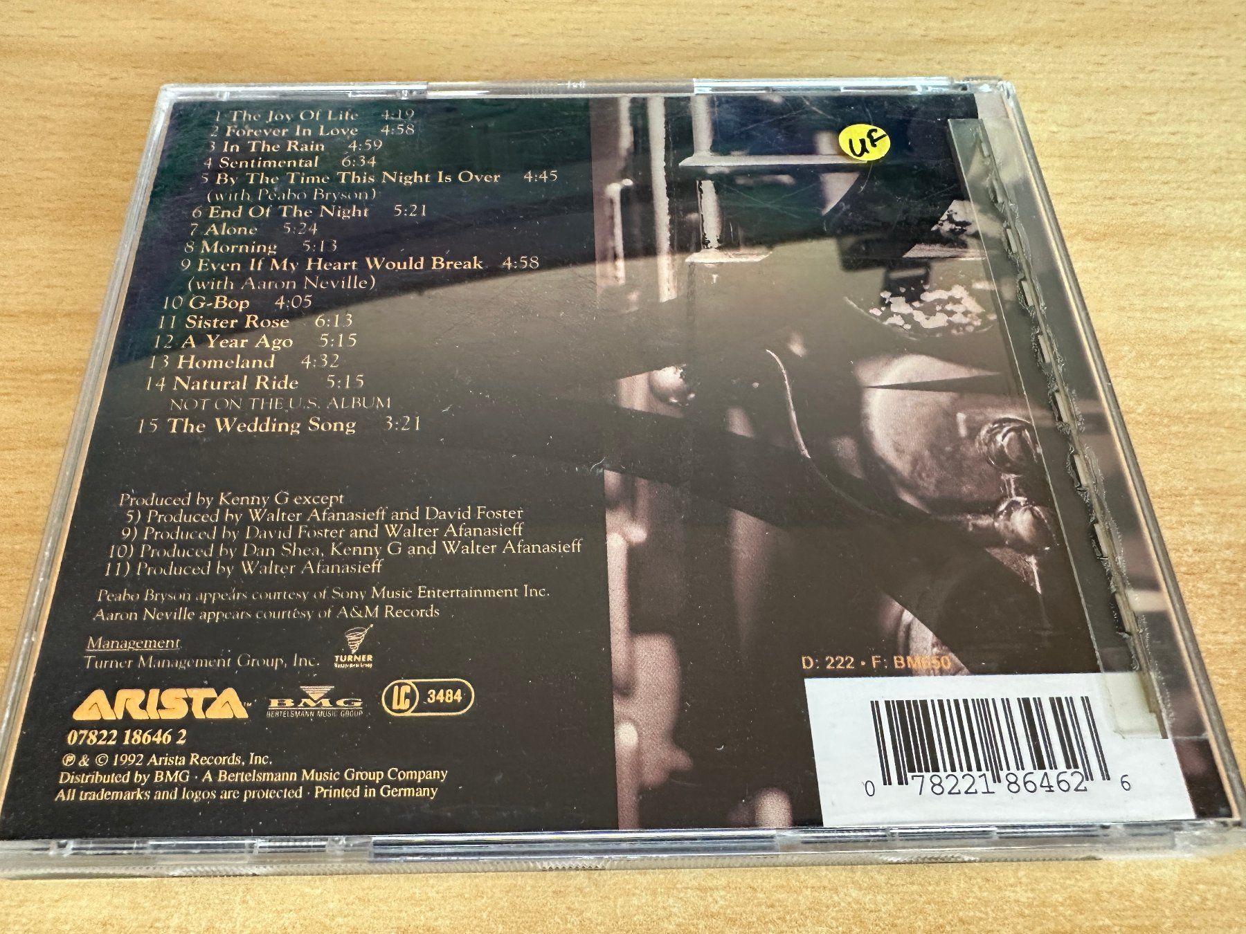 CD: U9 Kenny G – Breathless – Usato da Rikon im Tösstal venduto da Alpenmutz 1