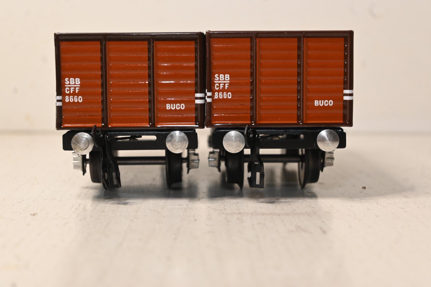 Roco Modellini di ferrovie: Roco SBB 8660 Güterwagen Spur 0 – Usato da Laupen ZH venduto da Zmoewe 6