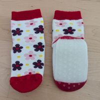 Blumen Söckli mit Anti-Rutsch, Grösse 22-24, neu