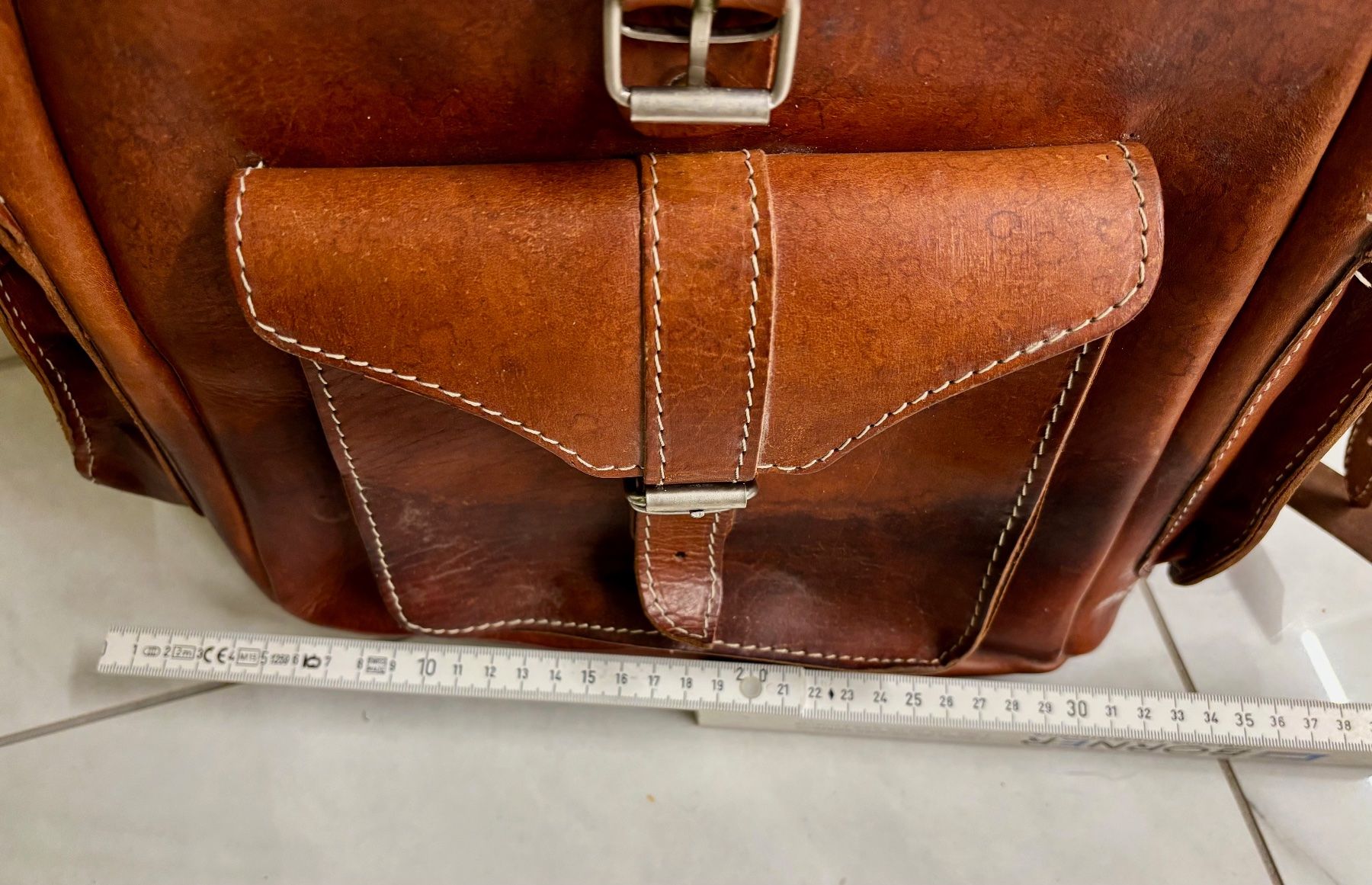 Zaini: Sac à dos en cuir, vintage, per pc, documents... – Usato da Losone venduto da courrier 5