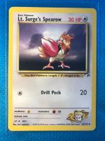 Pokemon - Lt. Surge's Spearow (52/132) Gym Heroes ENG - LP