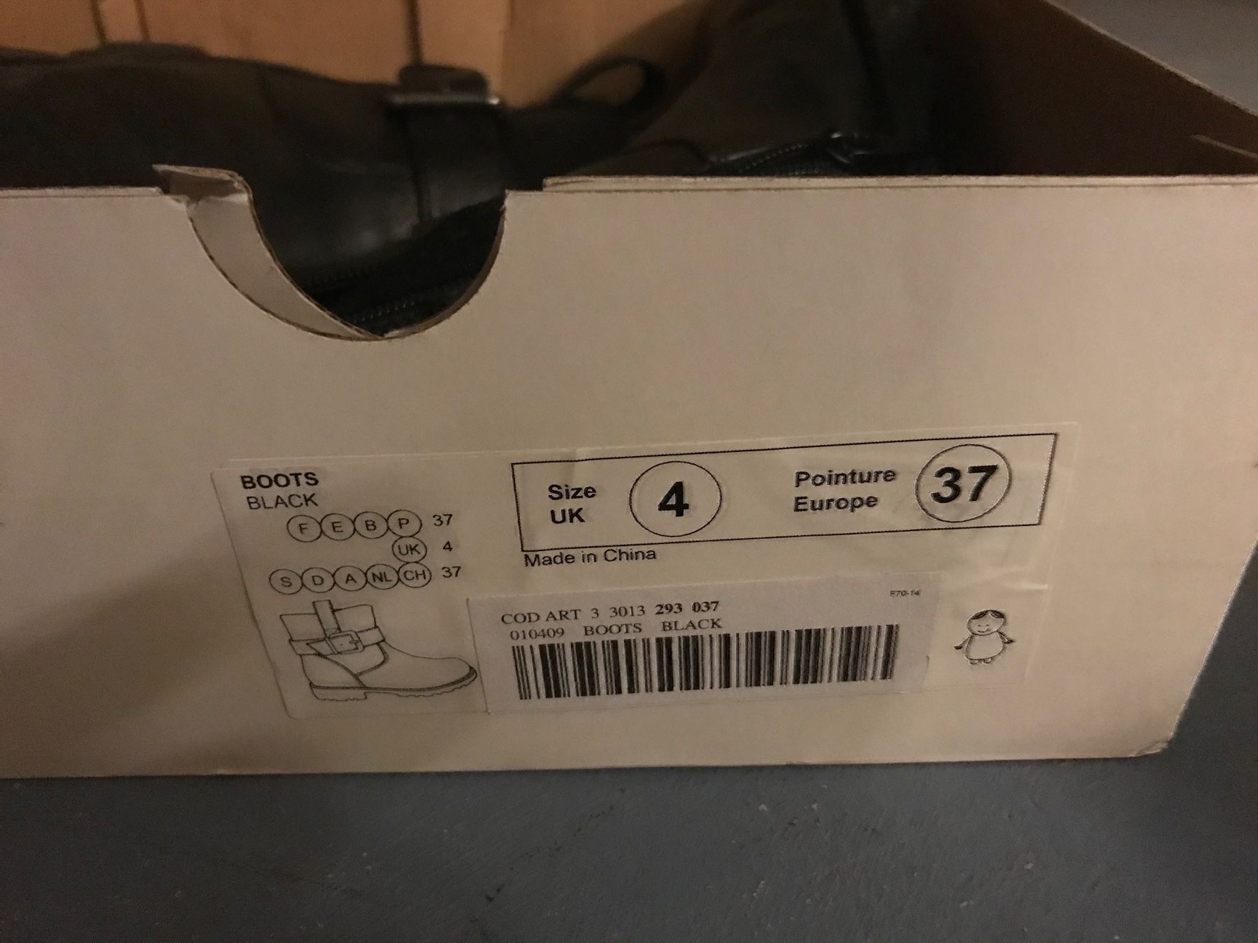 Scarpe da uomo: Boots schwarz – Usato da Mauren venduto da SB1606 2