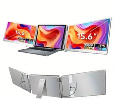 2x 15.6 Zoll Full HD IPS Zusatzbildschirme für Laptop
