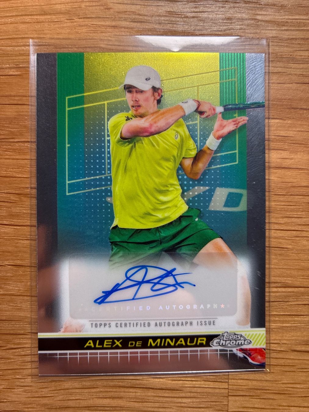 Panini Carte collezionabili: Topps Chrome Alex de Minaur Autogramm – Usato da Wangenried venduto da Garagara