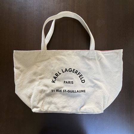 Karl Lagerfeld Canvas-Tote-Bag