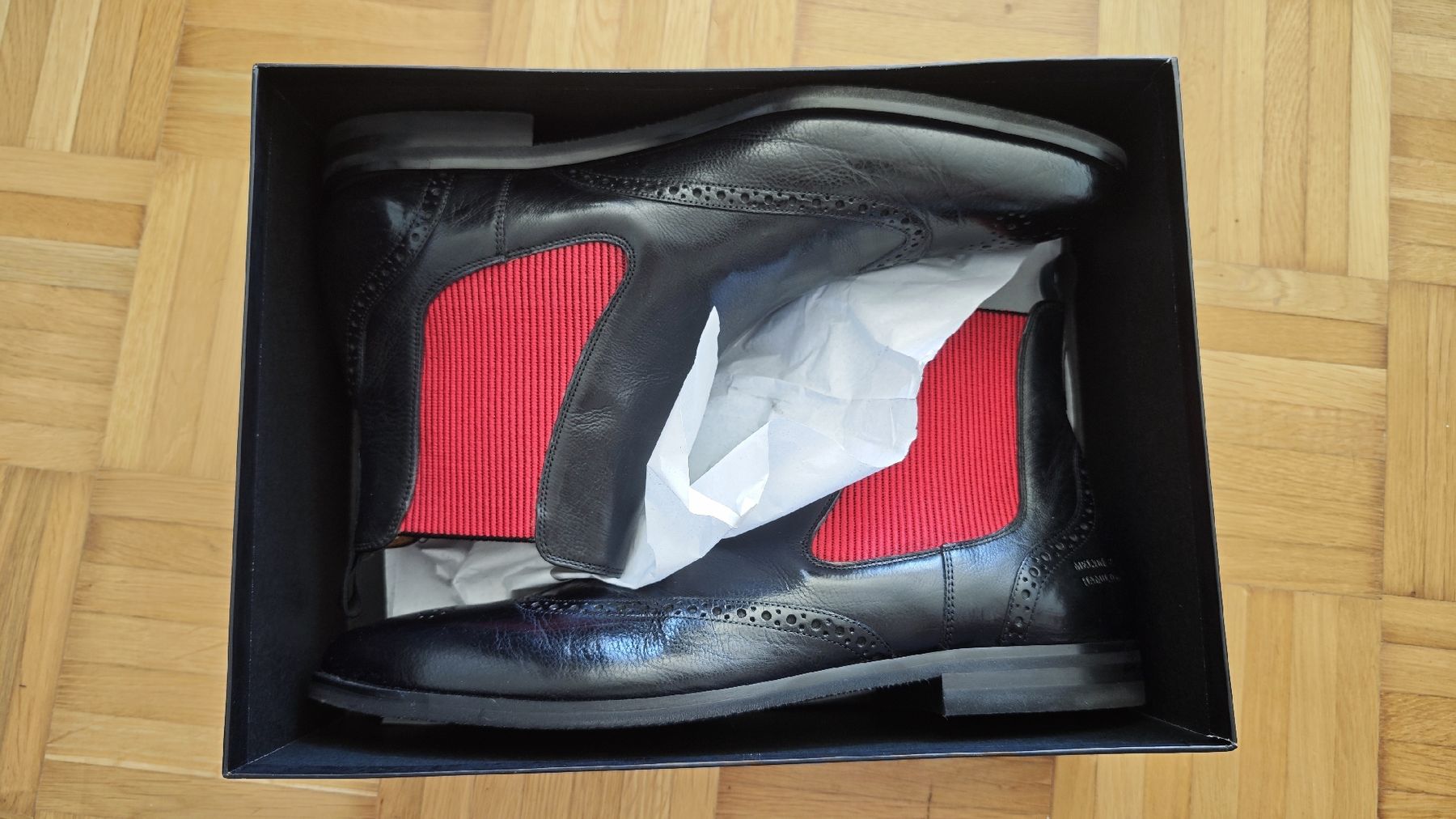 Hamilton Scarpe da uomo: Melvin & Hamilton Gr. 47 Remo Black / Modica Black – Nuovo e nell'imballaggio originale da Erlenbach ZH venduto da estoobad