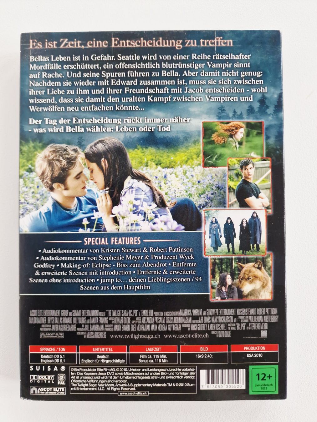 Alle DVDs: DVD Eclipse - Biss zum Abendrot - 2 Disc Special Edition – Gebraucht aus Hallau von CHACLA 1