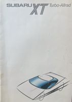 ORIGINAL PROSPEKT | SUBARU - XT 4WD TURBO | AB 11.1985 - DE