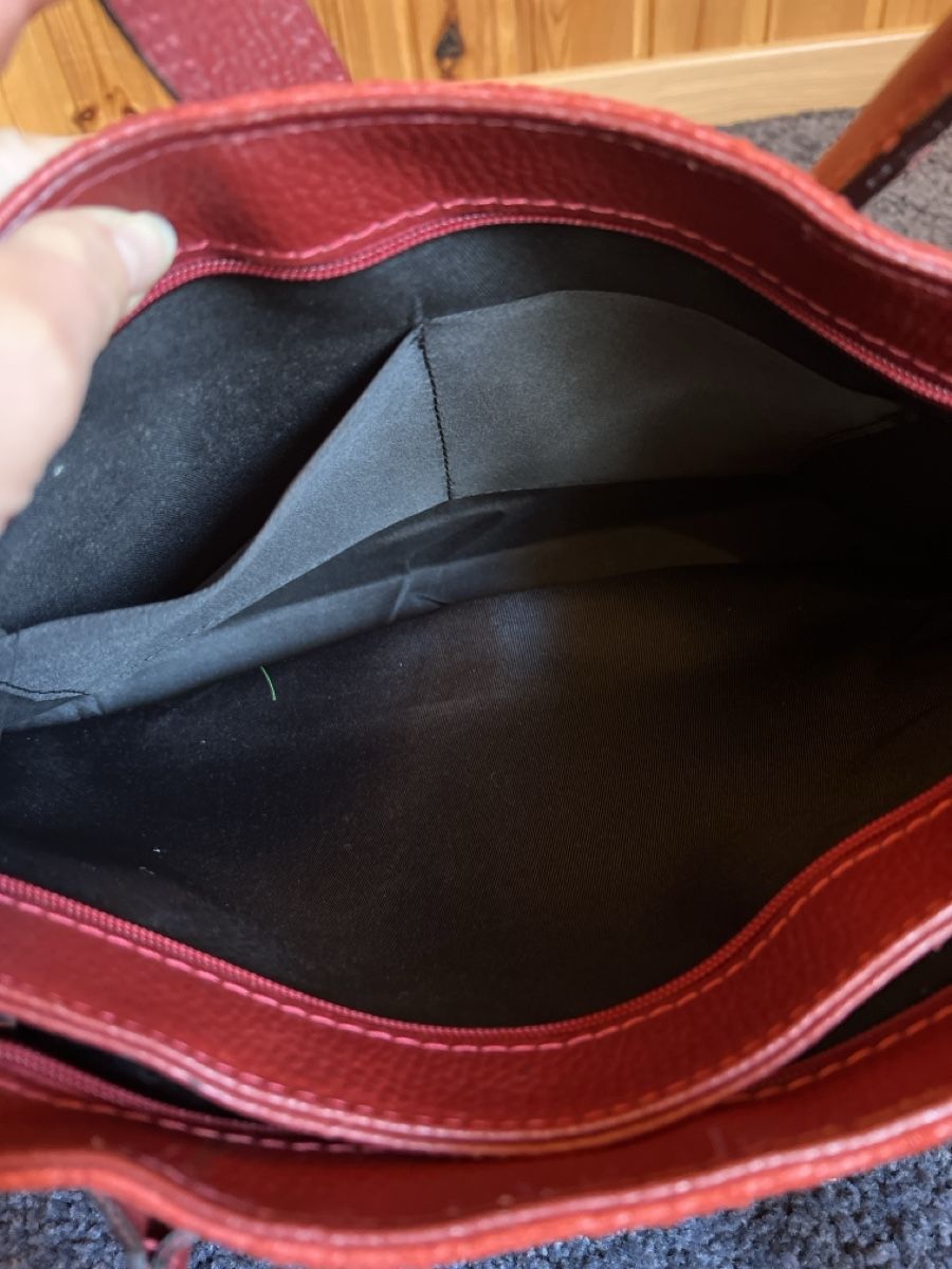 Borse da donna: Roter H-Bag aus Leder, geprüft – Usato da Rotkreuz venduto da Migu2012 2
