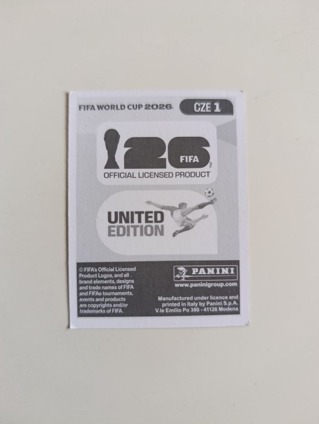 Panini Sammelbilder & Trading cards: Panini World Cup 2026 CZE 1 – Neu (gemäss Beschreibung) aus Lavey-Village von pas_7xd2 1