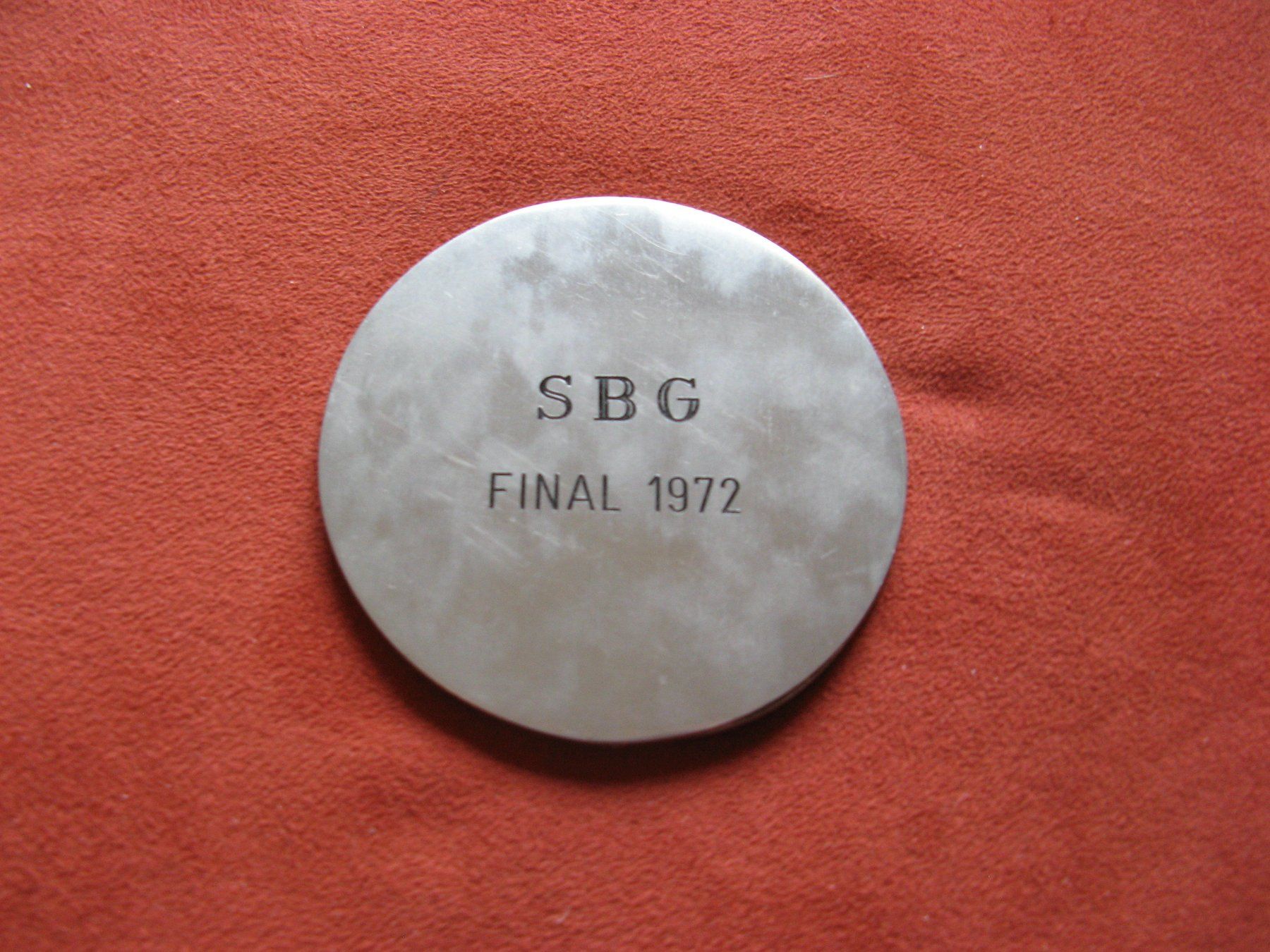Medaillen: Plakette, Medaille SBG 1972 – Gebraucht aus Zürich von apil 1