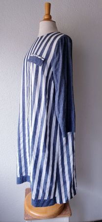 KLEID DRESS GESTREIFT 42 L TUNIKA LIEBLINGSSTÜCK TOP BLUSE
