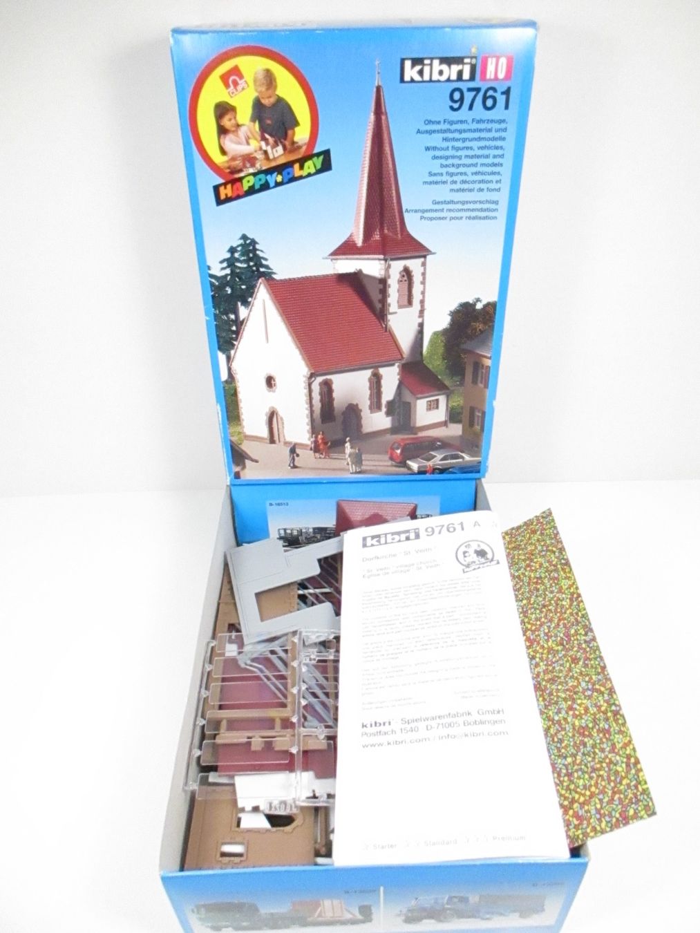 Kibri Modellini di ferrovie: Kibri H0 9761 Dorfkirche – Nuovo e nell'imballaggio originale da Olten venduto da Heinrich875 1